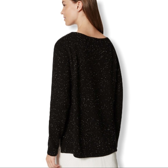 Loft Mixed Media Side Ribbed Sweater - Picture 10 of 11